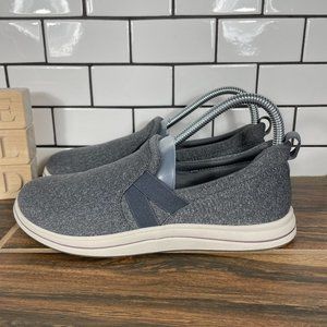 Clarks Cloudsteppers Breeze Bali Womens Size 6 Shoes Dark Gray Comfort Slip On